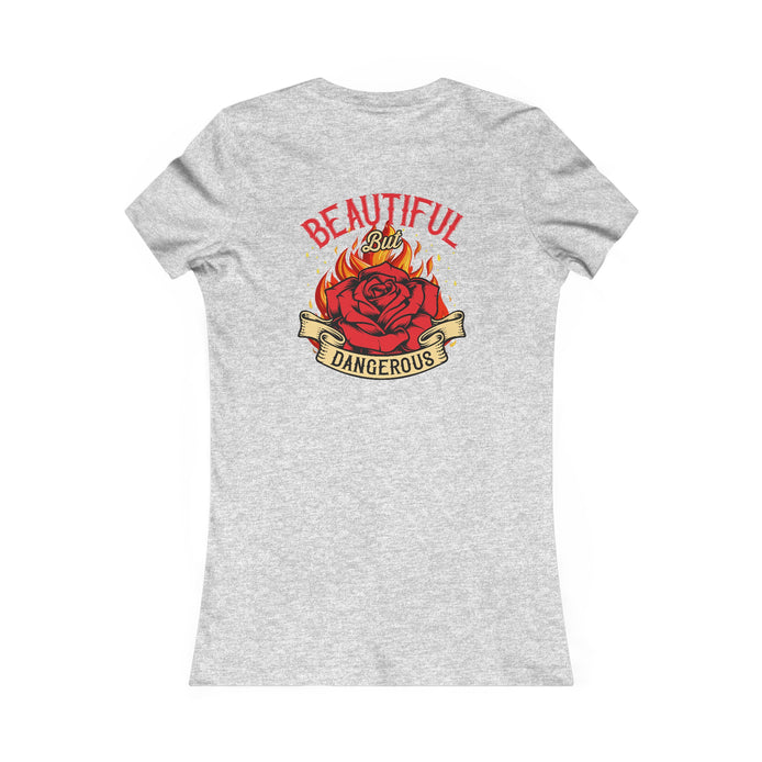 Women's Beautiful But Dangerous Tee T-shirt Workwearcomfort.com