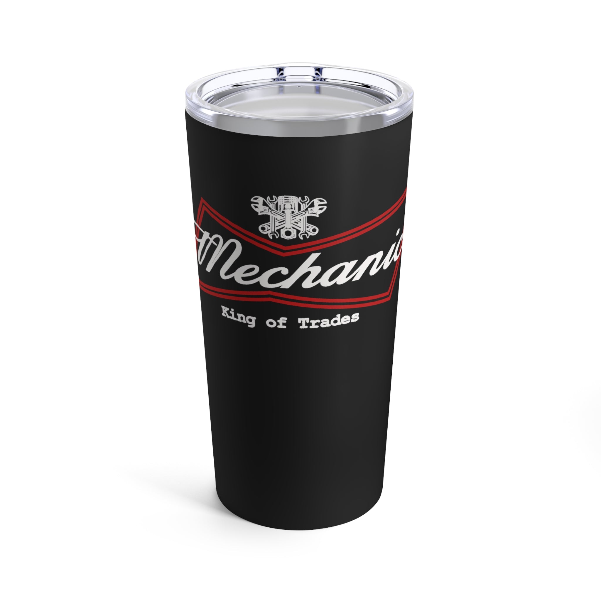 Keep drinks hot or cold with this rugged 20 oz vacuum‑insulated stainless steel tumbler—dishwasher‑safe, built for blue‑collar grit, and proudly American.