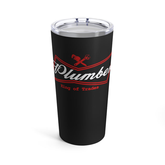Keep drinks hot or cold with this rugged 20 oz vacuum‑insulated stainless steel tumbler—dishwasher‑safe, built for blue‑collar grit, and proudly American.