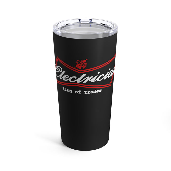 Keep drinks hot or cold with this rugged 20 oz vacuum‑insulated stainless steel tumbler—dishwasher‑safe, built for blue‑collar grit, and proudly American.