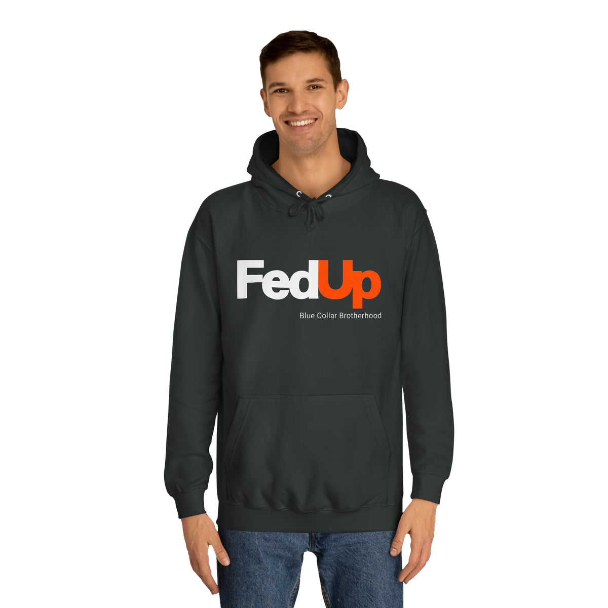 FedUp Blue Collar Parody Hoodie