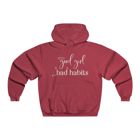 Good Girl, Bad Habits Women's Hoodie Available at Workwearcomfort.com