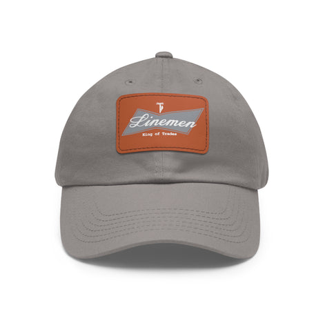 Linemen Blue-Collar Leather Patch Hat