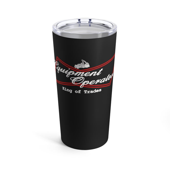 Keep drinks hot or cold with this rugged 20 oz vacuum‑insulated stainless steel tumbler—dishwasher‑safe, built for blue‑collar grit, and proudly American.