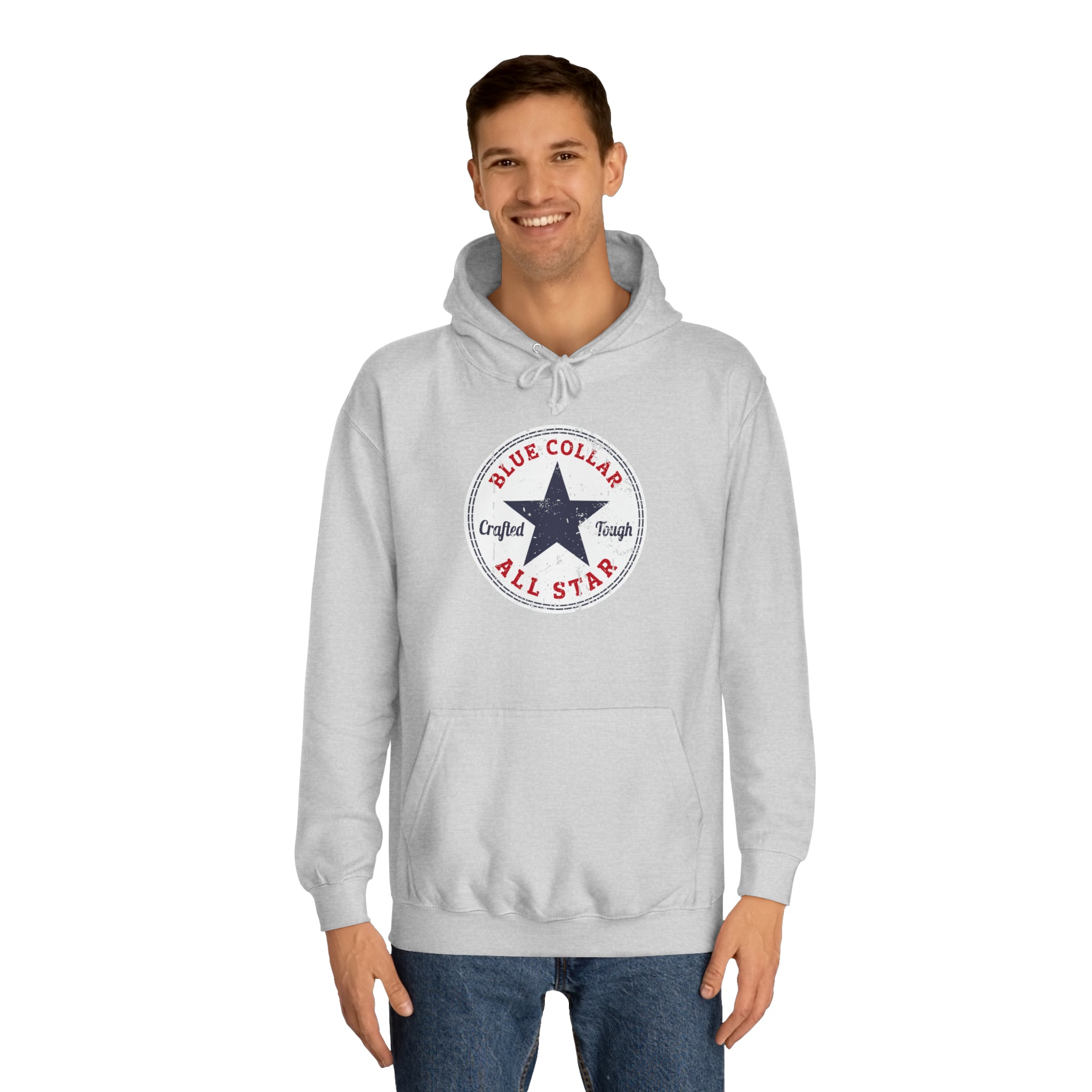 Blue Collar All Star Parody Hoodie