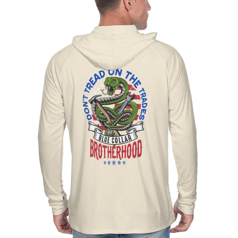 UPF 50+ Lightweight Sun Work Hoodie - Don't Tread On The Trades