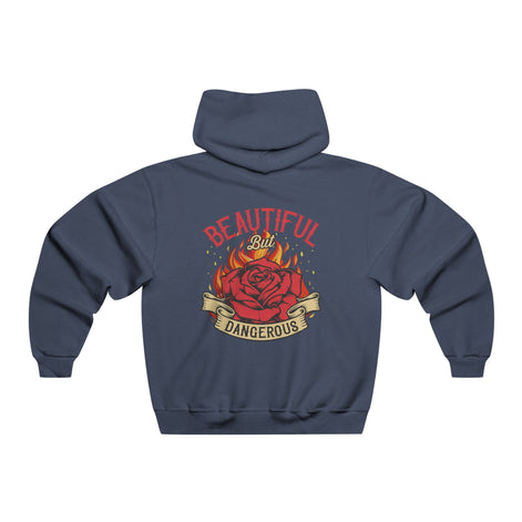 Women's Beautiful But Dangerous Hooded Sweatshirt Workwearcomfort.com
