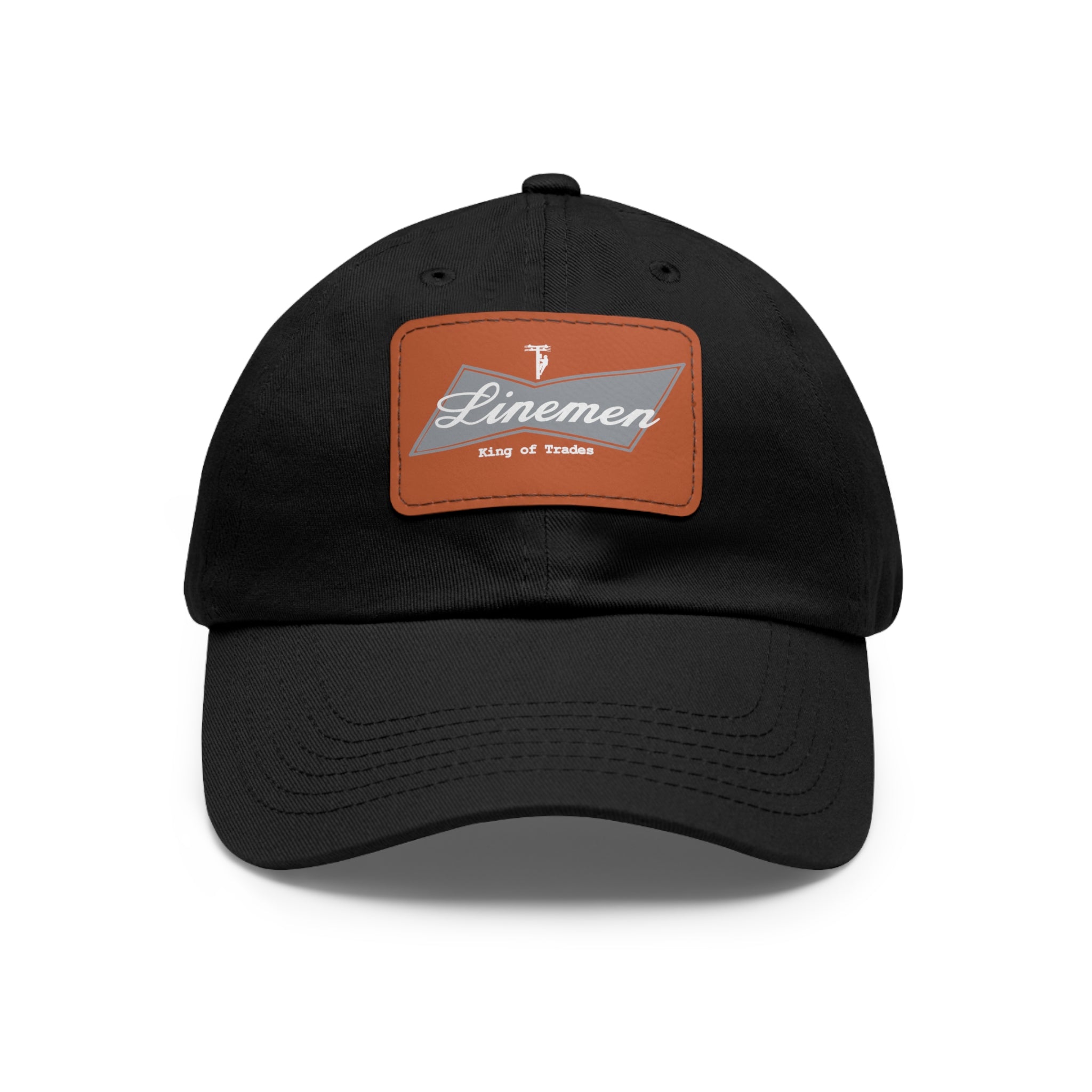Linemen Blue-Collar Leather Patch Hat