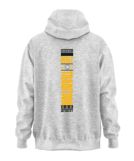 Badass American Blue Collar Hooded Sweatshirt