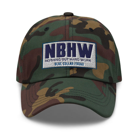 Nothing But Hard Work NBHW Blue Collar - Dad Hat Cap