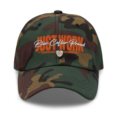 Just Work Blue Collar Proud - Dad Hat Cap