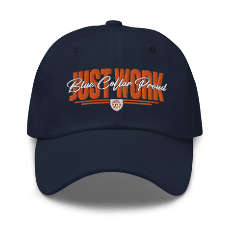 Just Work Blue Collar Proud - Dad Hat Cap