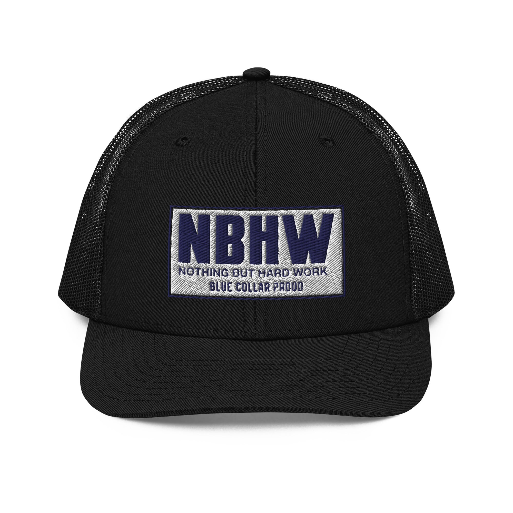 Nothing But Hard Work Blue Collar - NBHW Trucker Snapback Hat Cap