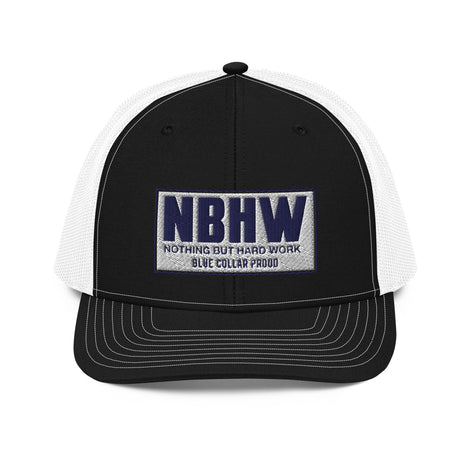 Nothing But Hard Work Blue Collar - NBHW Trucker Snapback Hat Cap