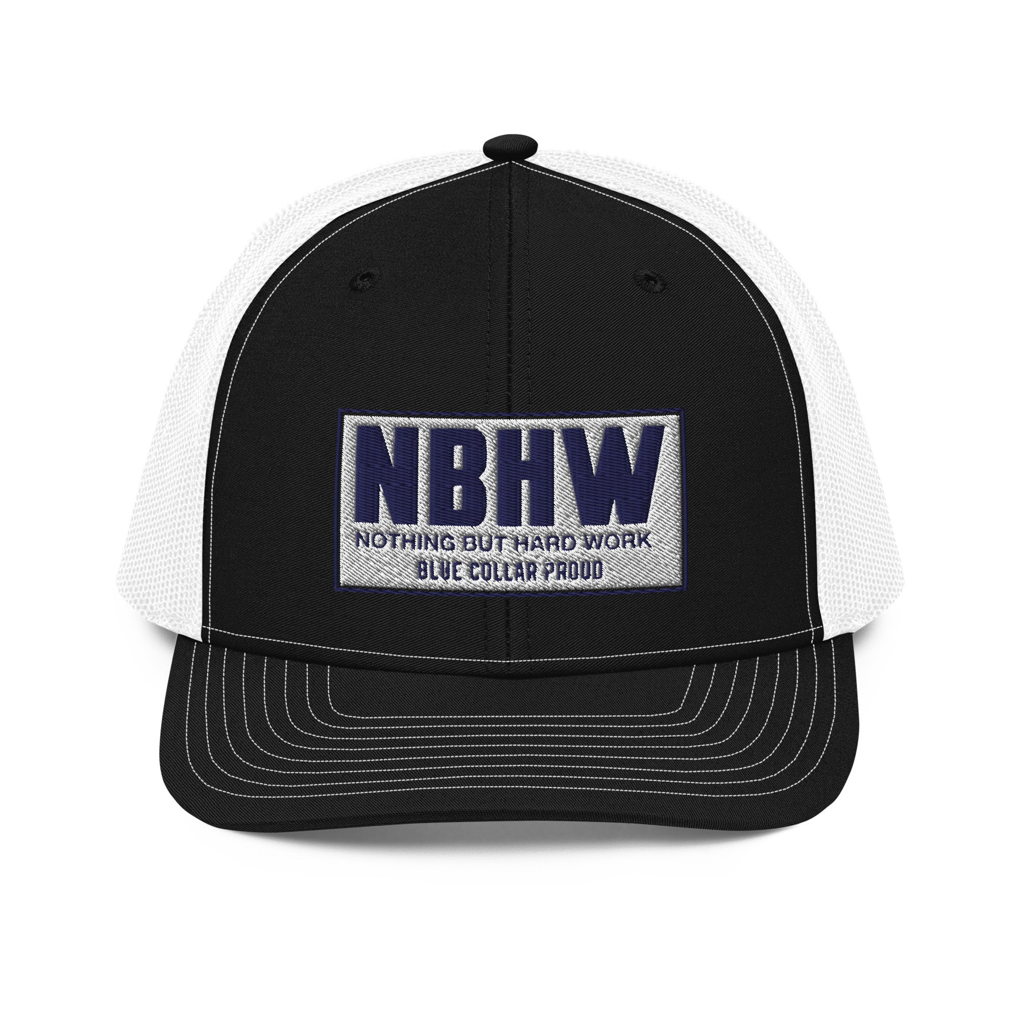Nothing But Hard Work Blue Collar - NBHW Trucker Snapback Hat Cap