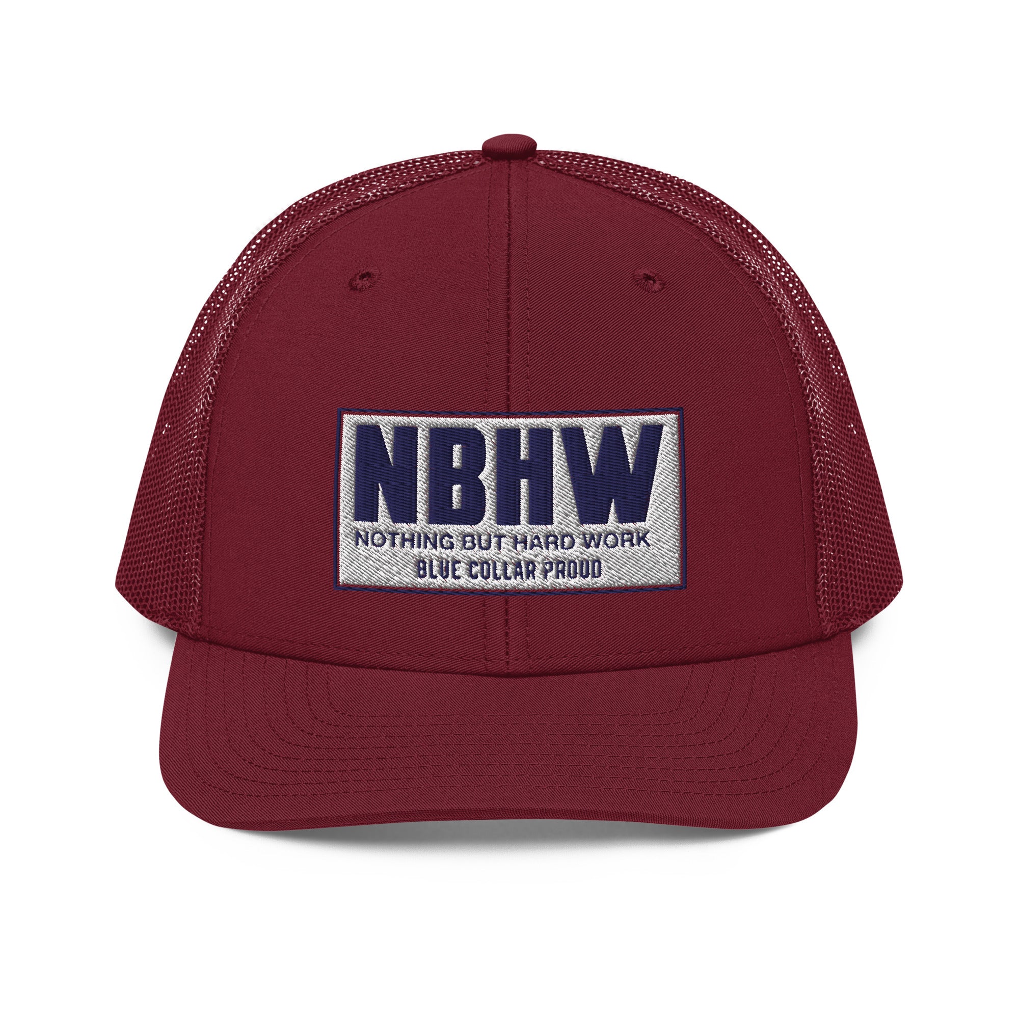 Nothing But Hard Work Blue Collar - NBHW Trucker Snapback Hat Cap