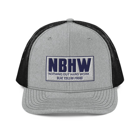 Nothing But Hard Work Blue Collar - NBHW Trucker Snapback Hat Cap