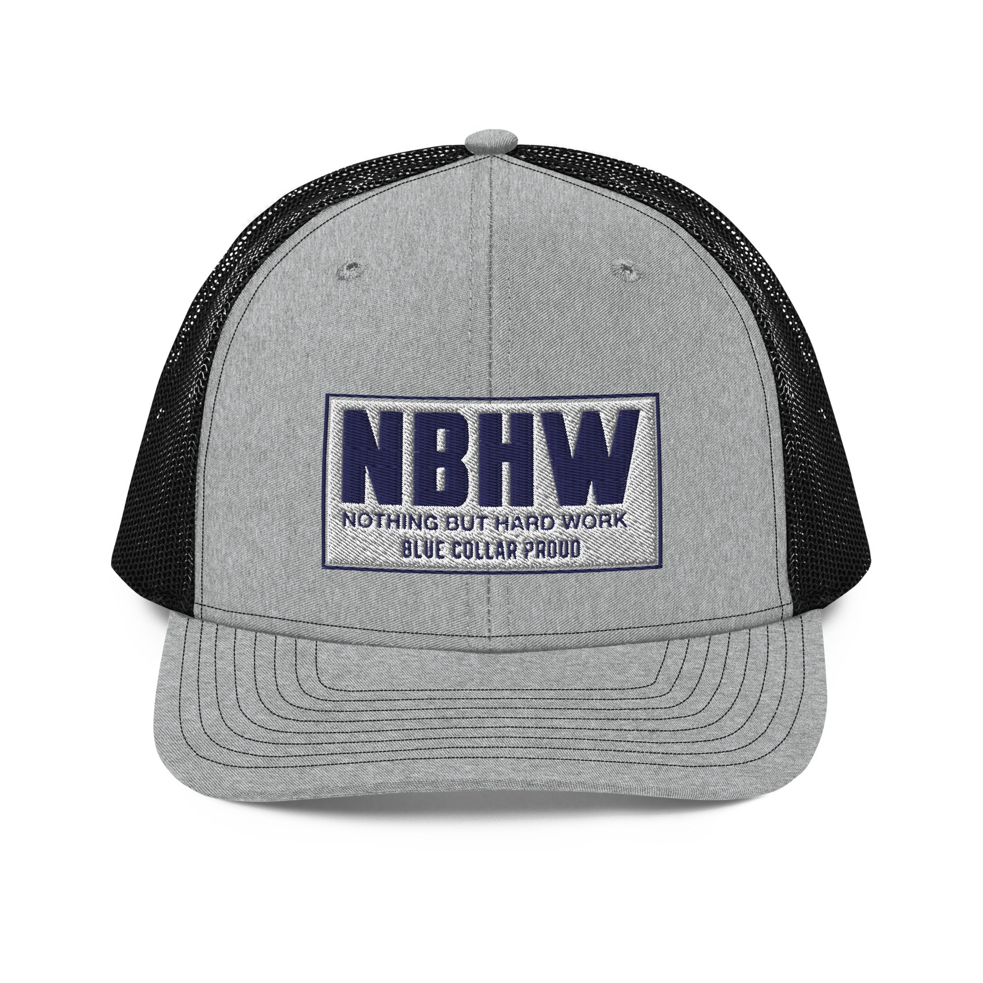 Nothing But Hard Work Blue Collar - NBHW Trucker Snapback Hat Cap