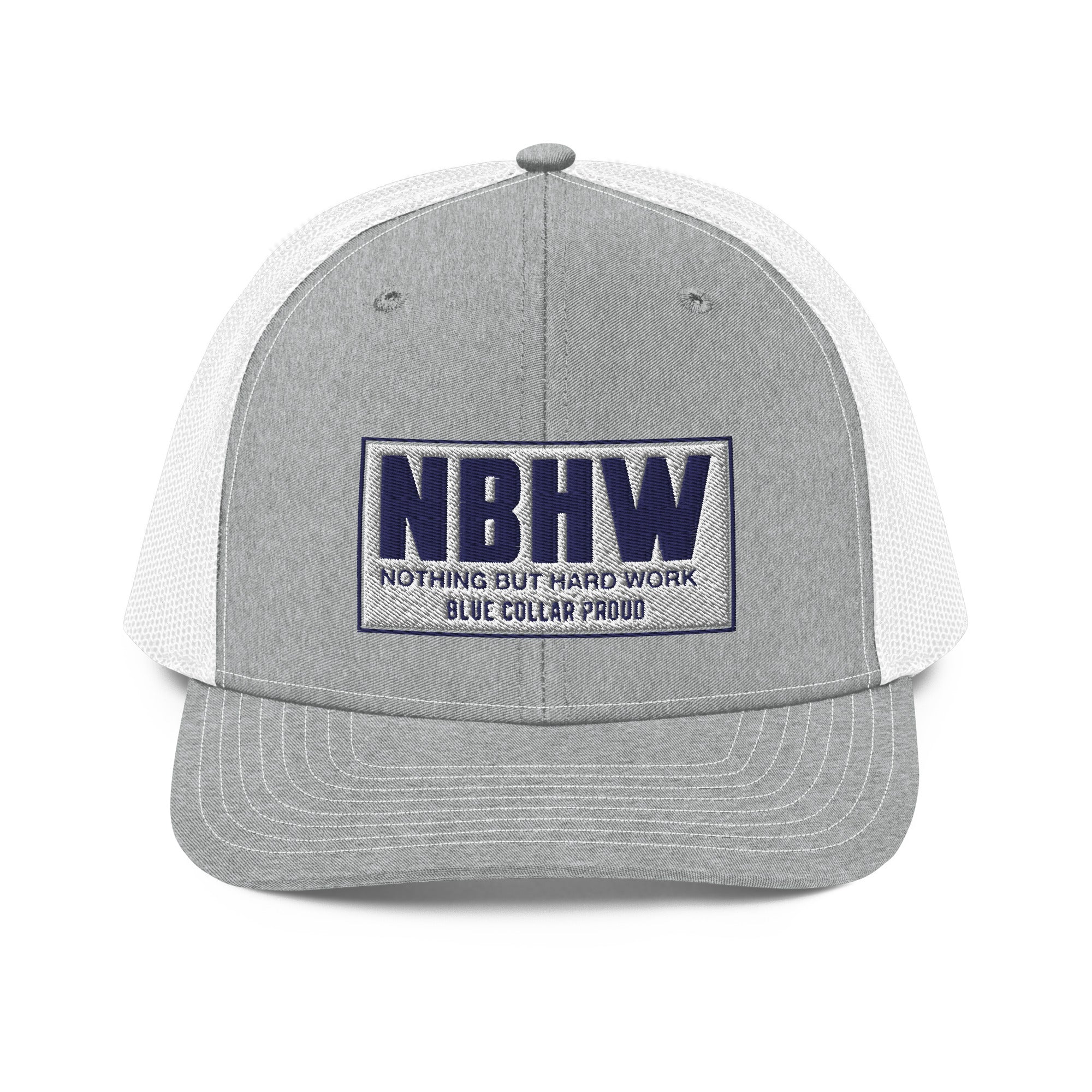 Nothing But Hard Work Blue Collar - NBHW Trucker Snapback Hat Cap