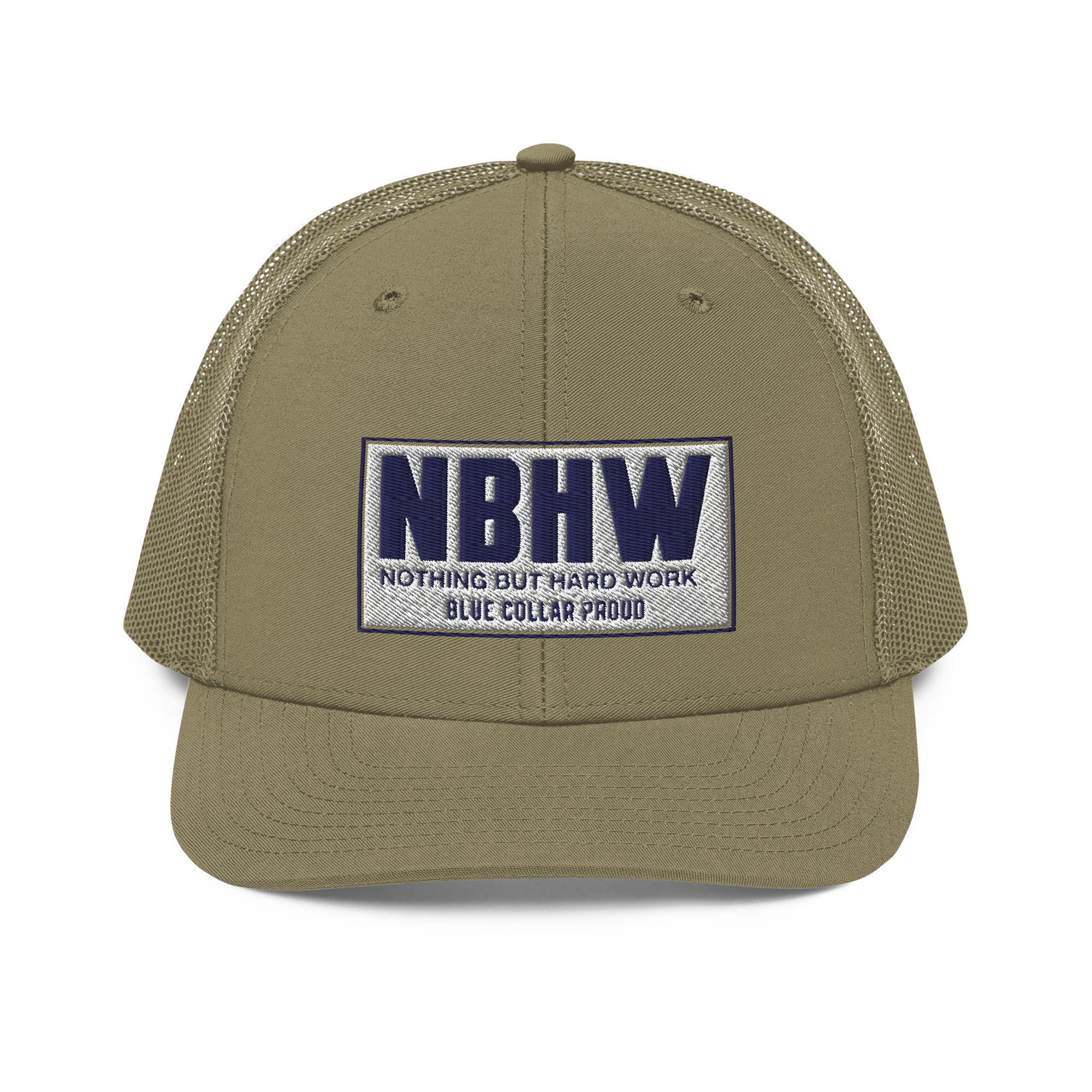 Nothing But Hard Work Blue Collar - NBHW Trucker Snapback Hat Cap