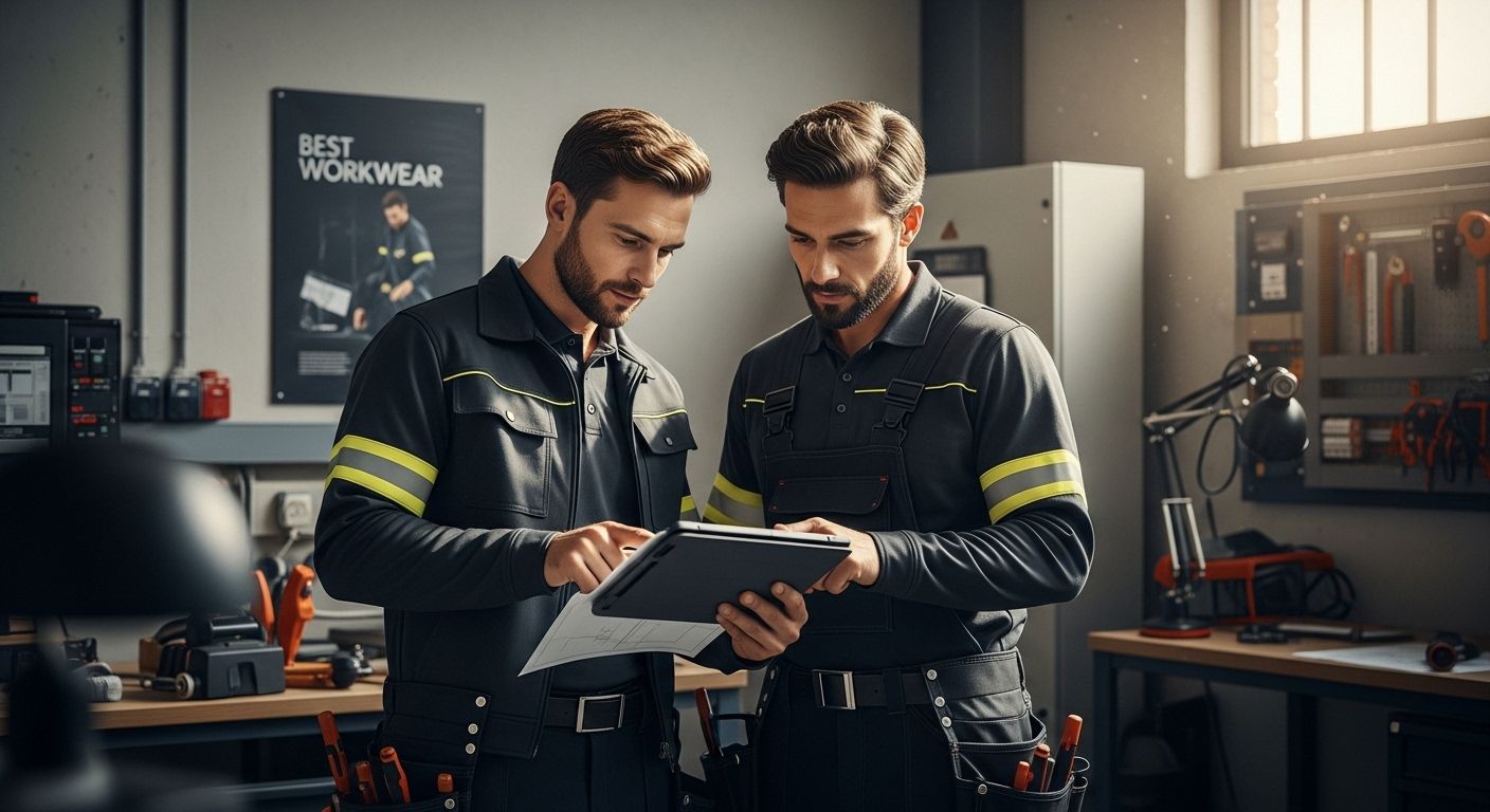 electrician workwear safety hero