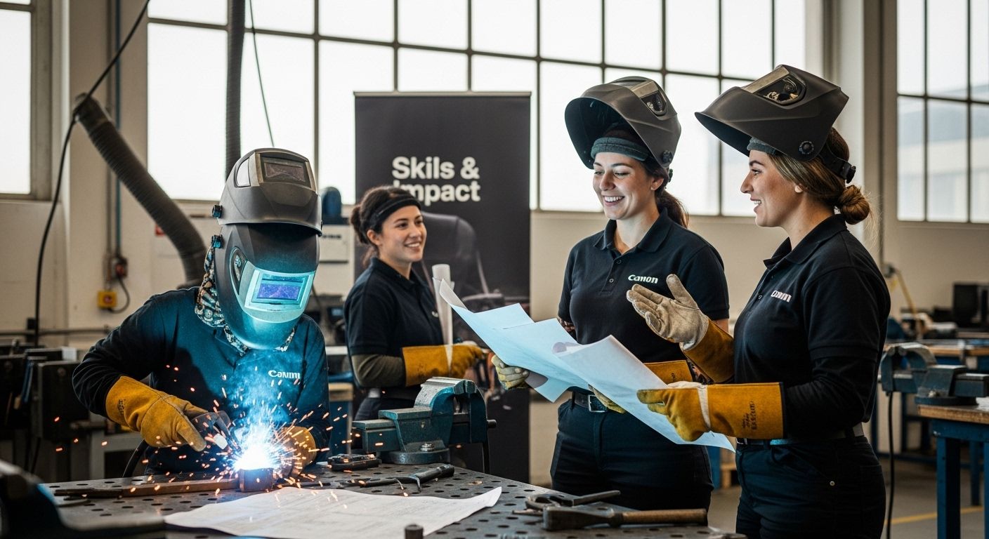 female welders workshop