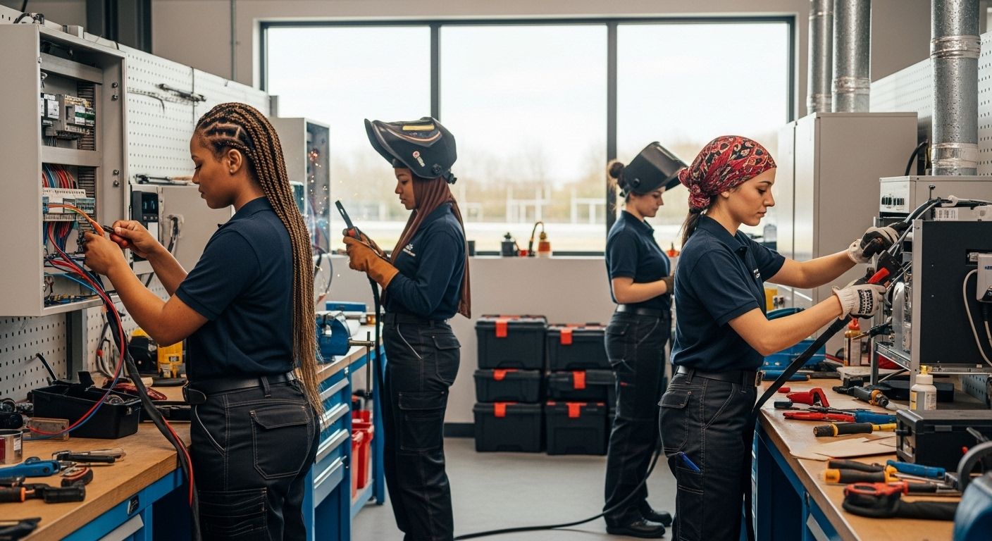 female tradesworkers, skilled trades, women empowerment