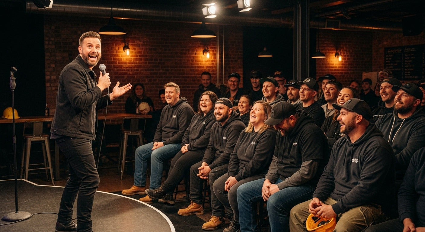 blue collar comedy, stand-up, working-class audience