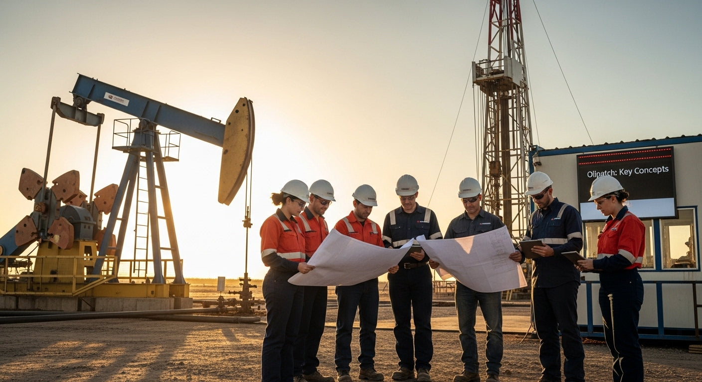 oilpatch oil workers sunrise