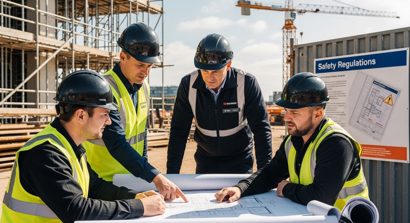 construction site safety meeting