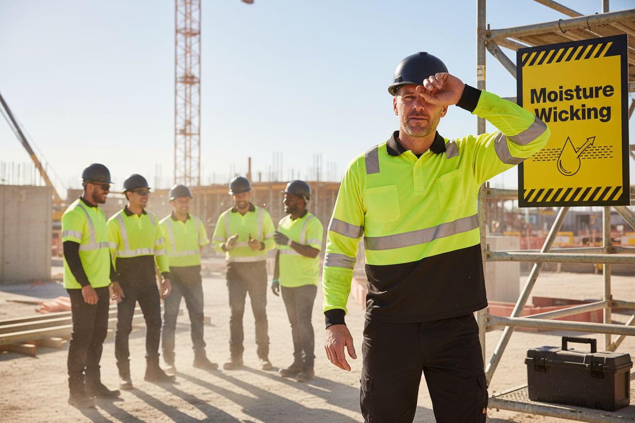moisture wicking workwear