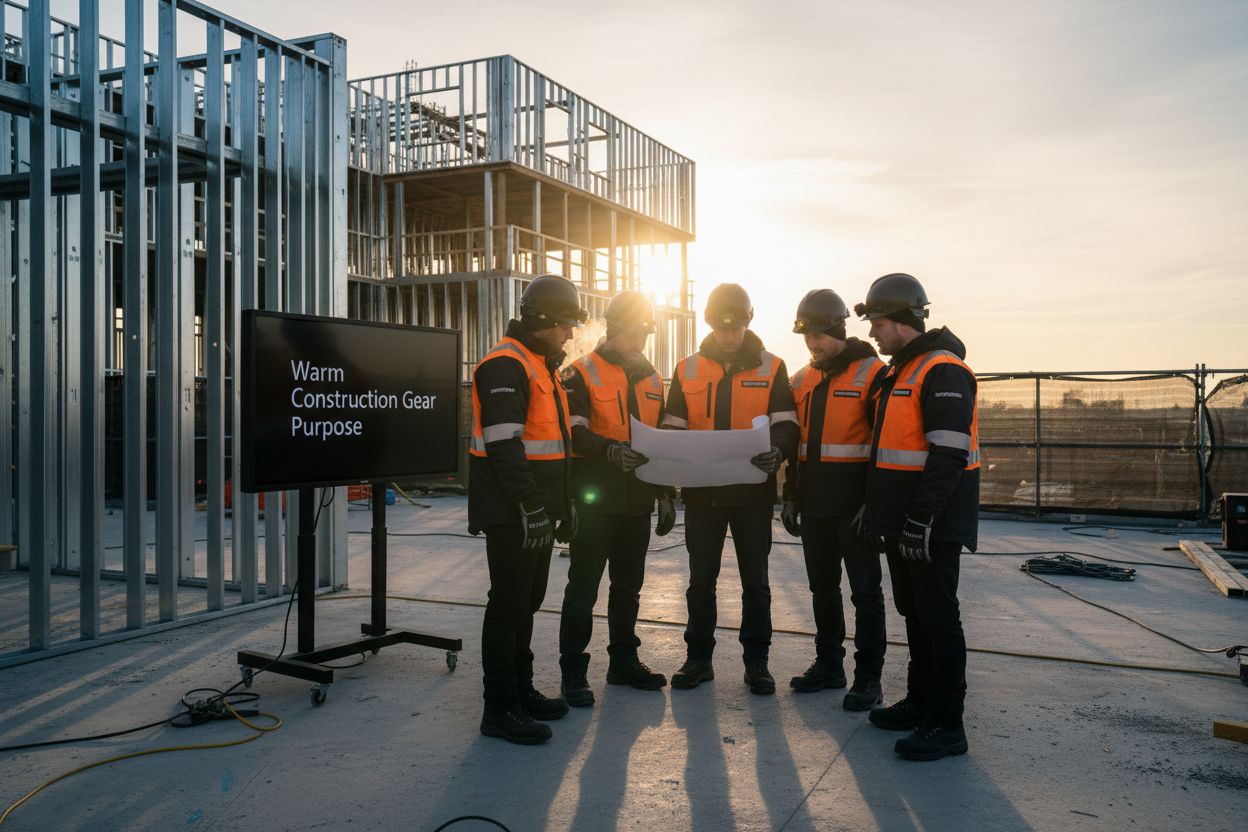 warm construction gear workers