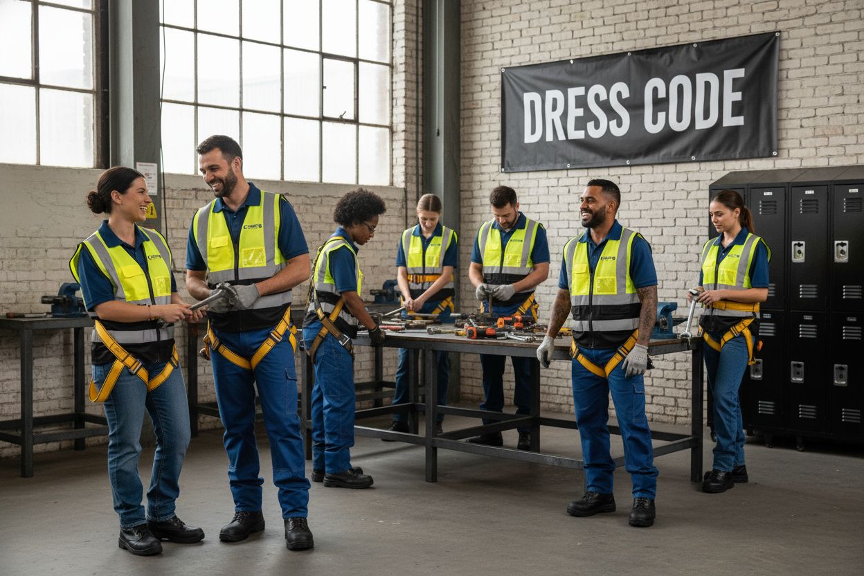 blue collar dress code