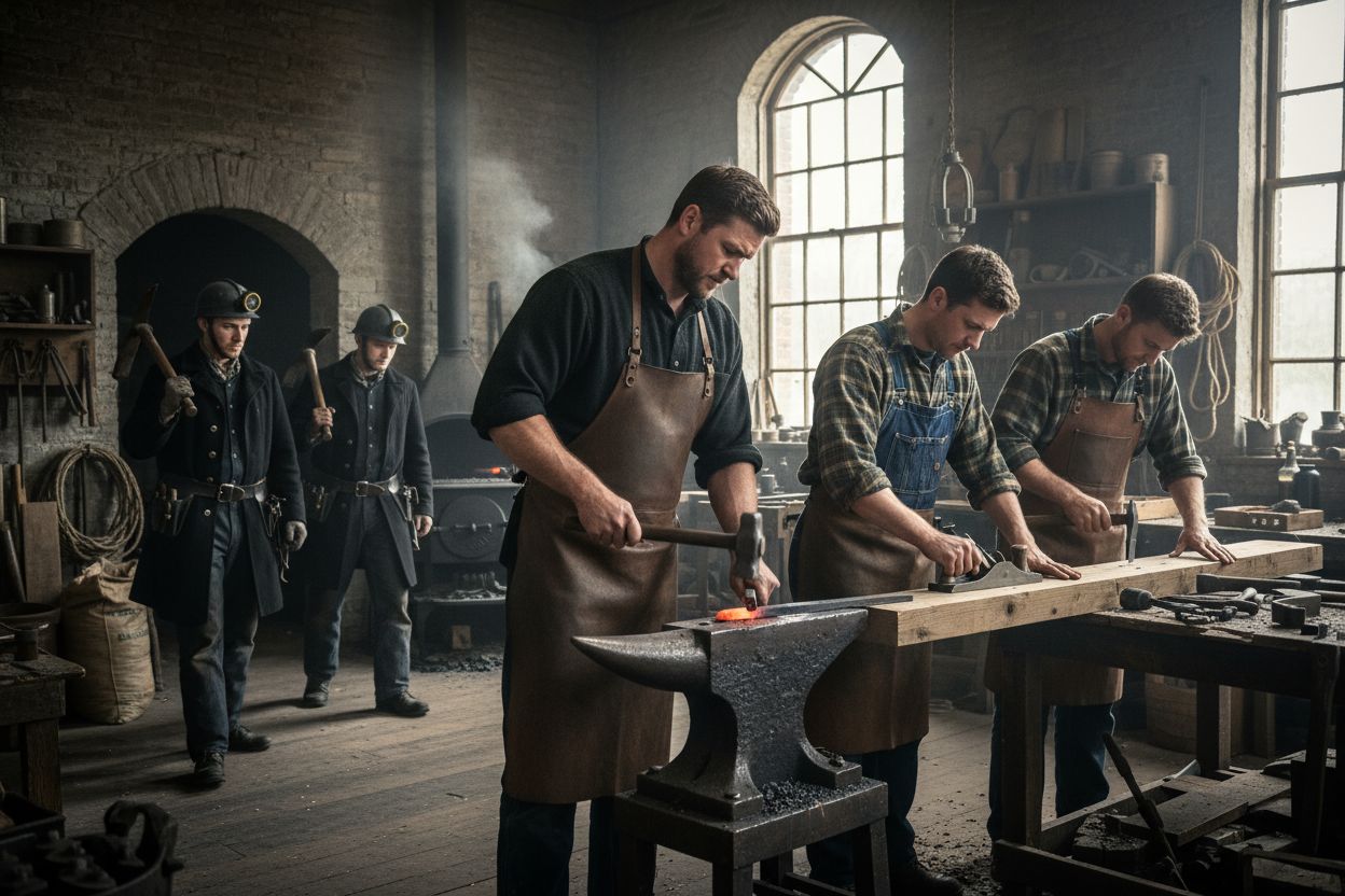 historic tradespeople workwear