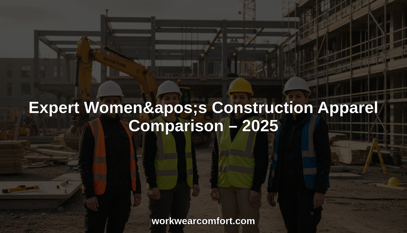 women's construction apparel comparison hero header image