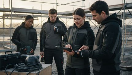 warm work hoodies jobsite