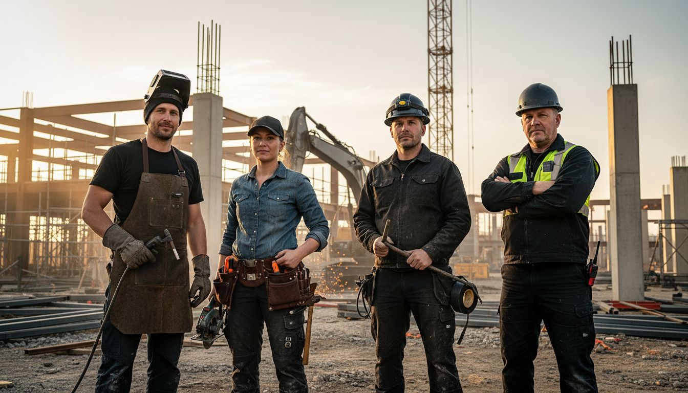 blue collar teamwork