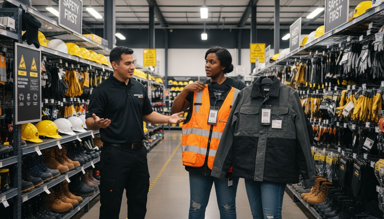 construction workwear selection