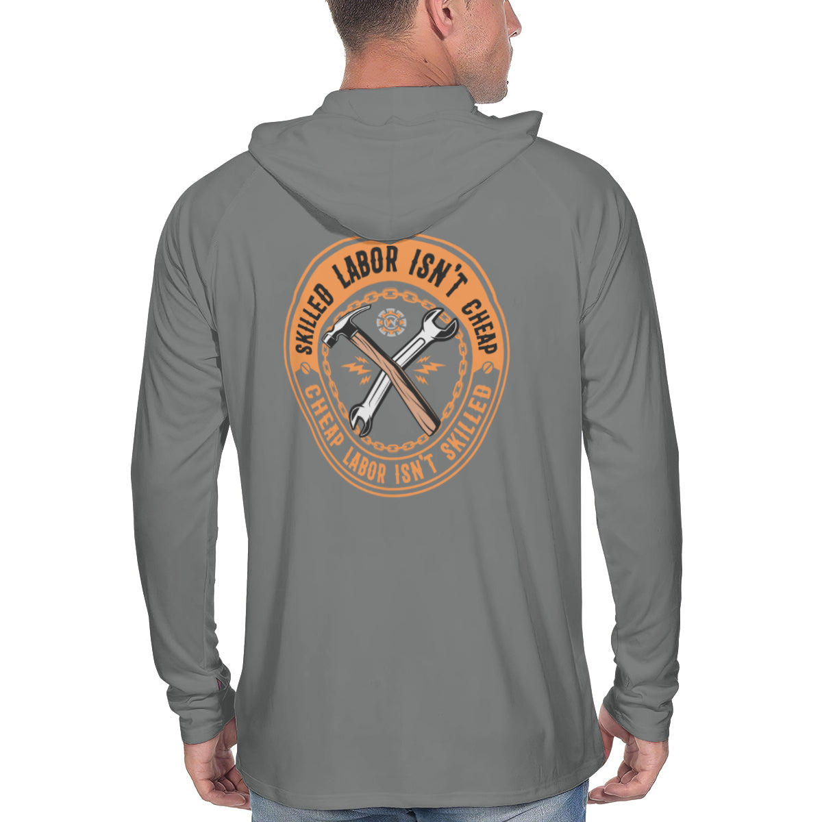 Lightweight UPF 50+ Sun Work Hoodie –  Skilled Labor Isn't Cheap