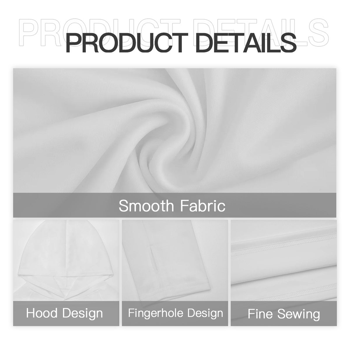 UPF 50+ Lightweight Sun Work Hoodie - Badass Nothing Given