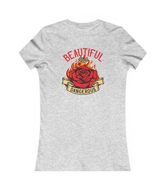 Women's Beautiful But Dangerous Tee T-shirt Workwearcomfort.com