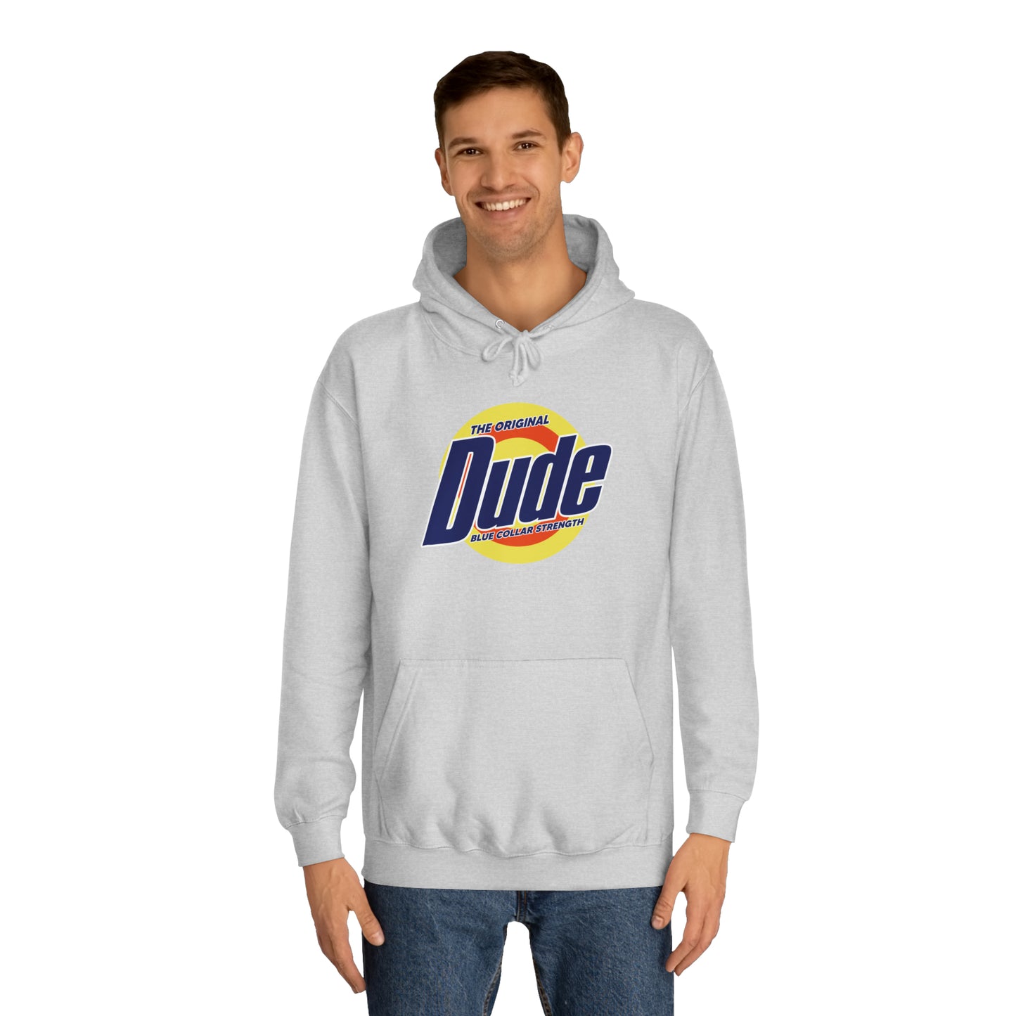 Dude Tide Parody Blue Collar Hoodie