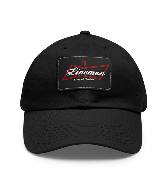 Linemen Leather Patch Hat