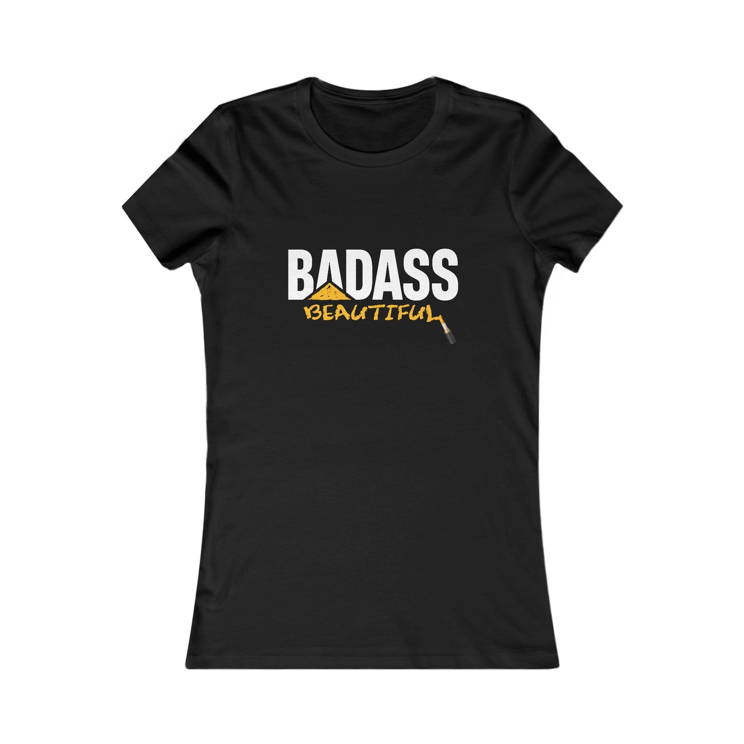 Badass Beautiful Women's T-shirt Available at workwearcomfort.com