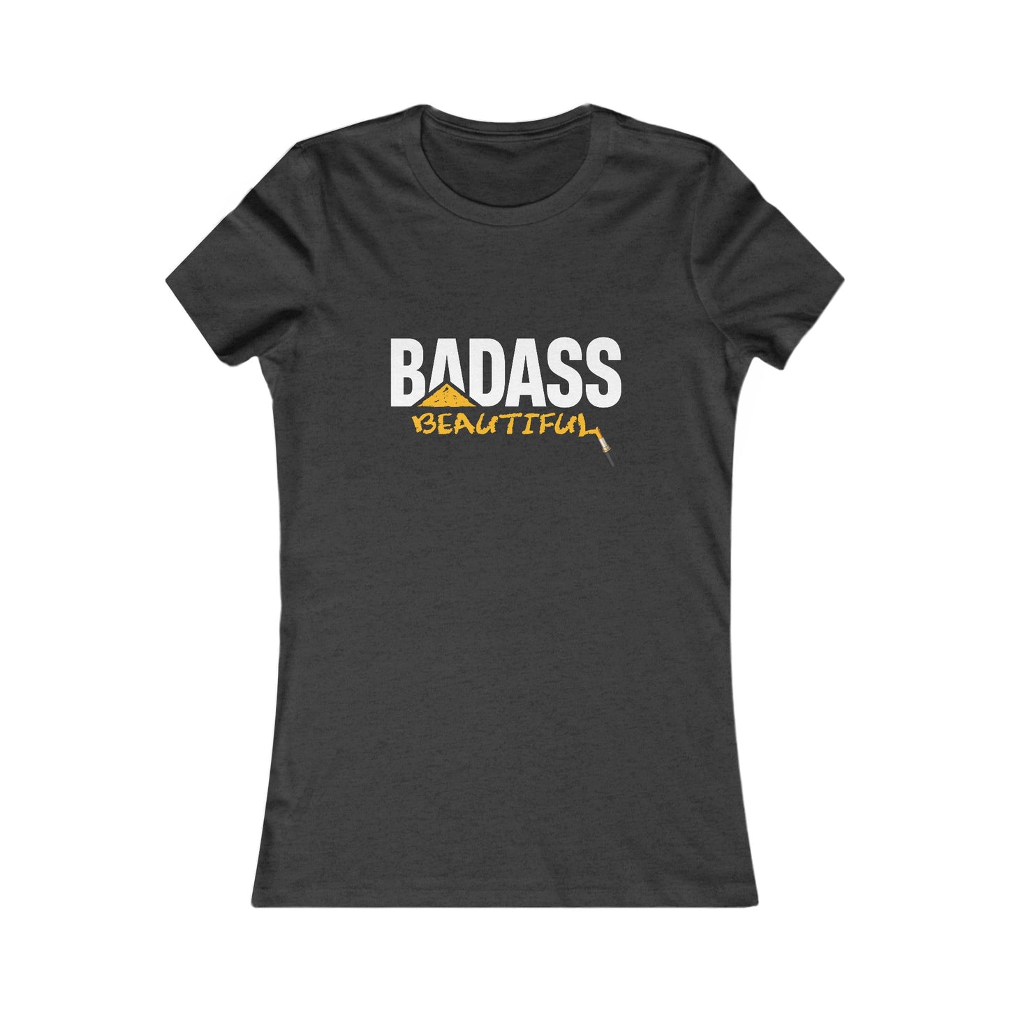 Badass Beautiful Women's T-shirt Available at workwearcomfort.com