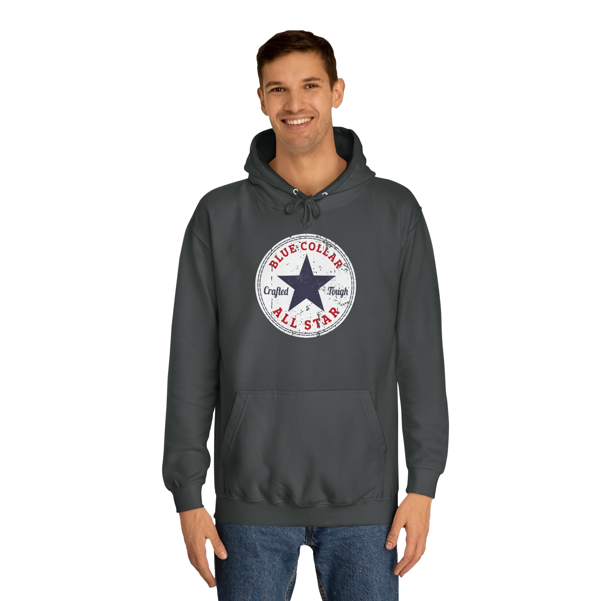 Blue Collar All Star Parody Hoodie