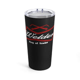 Keep drinks hot or cold with this rugged 20 oz vacuum‑insulated stainless steel tumbler—dishwasher‑safe, built for blue‑collar grit, and proudly American. 