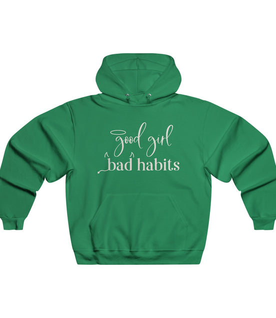 Good Girl, Bad Habits Women's Hoodie Available at Workwearcomfort.com