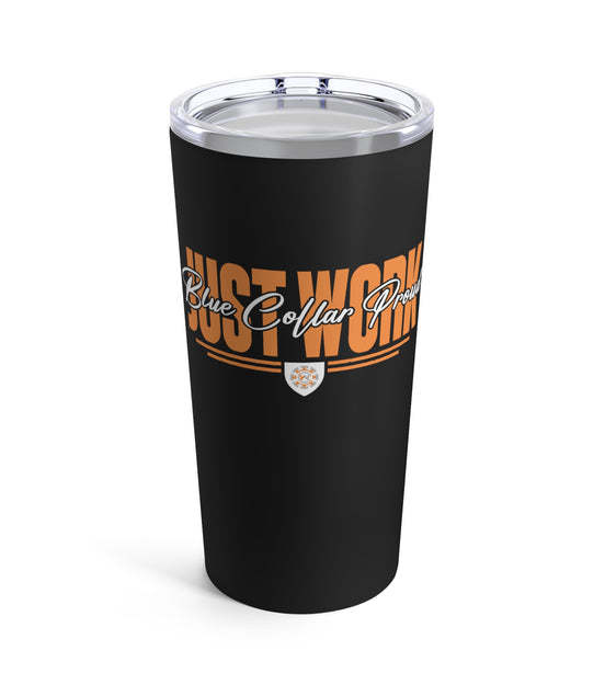 Keep drinks hot or cold with this rugged 20 oz vacuum‑insulated stainless steel tumbler—dishwasher‑safe, built for blue‑collar grit, and proudly American. 