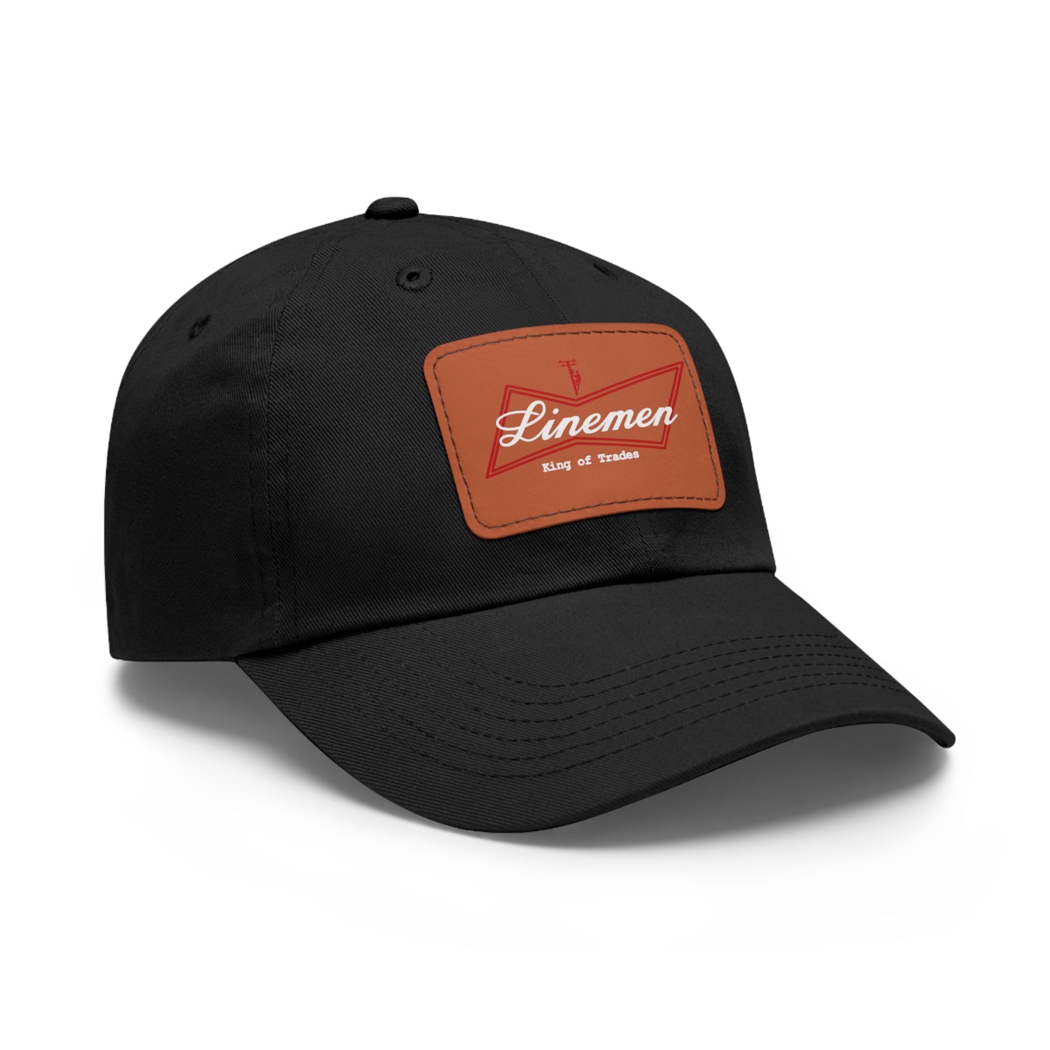 Linemen Leather Patch Hat
